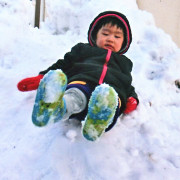 雪はいいなあ　雪ママもいいなあ